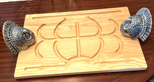 Bruce fox design wood carving - bruce,